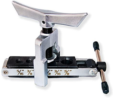GOLDMAN SERVICE Abocardador excéntrico de Tubos para Aire Acondicionado y calefacción. Abocinador expansor de fontanería para tubería de Cobre. 3/16 hasta 5/8.