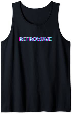 Retrowave Vaporwave Outrun Synthwave Cyberpunk Aesthetic 90s Tank Top