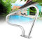 Lsoiup Pool Hand Haltegriff Handlauf Geländer Edelstahl 304 250 lbs Tragfähigkeit Rostfrei Humanisierte Schwimmbecken Handläufe