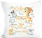 Lolleby´s Kindertraumland Kissen Giraffe Zebra - Personalisiert - mit Füllung - Geburtskissen - Geschenk zur Taufe oder Geburt - Babygeschenk - Junge Mädchen