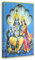 JEYUAN Poster und Drucke 60 * 90cm Senza Cornice Lord Krishna Hindu Lord Vishnu Poster Canvas Wall Art Pictures for Bedroom Wall Art Gifts Decor