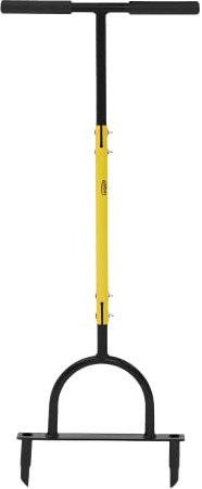 Unibos | Lawn Coring Aerator | Manual Grass Dethatching Turf Plug | Garden Hollow Aerating Tool | Heavy Duty Aeration for Compacted Soils and Lawns | Prevent Lawn Run-Off and Soil Compaction