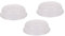 Microwave Splatter Ventilated Cover - Set of 3 BPA-Free Microwave Plate Covers for Food | 10-Inch (26 cm) Microwave Dish Covers for Kitchen |Reusable | Dishwasher Safe