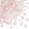 OLYCRAFT 2 Brins Perles de Quartz Rose Naturel Environ 80~120Pcs Perles de pierres précieuses ovales en vrac Pierre d'énergie en cristal pour la fabrication de bijoux