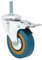 eyepower 1 Stück 360° Schwerlast Möbelrollen Lenkrolle 75mm - M10 Rollen mit Bremse - Transportrollen Lenkbar Rollen mit Gewinde M10 Möbelroller Schwerlast Paletten Rollen Schirmständer Rollen Outdoor