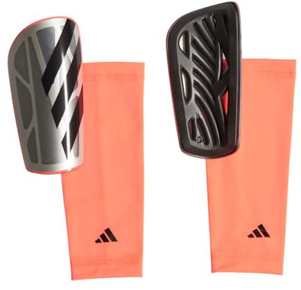 Adidas Tiro League Schienbeinschoner für Erwachsene, Platin Metallic/Aurora Schwarz/Carbon, Größe S