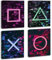 KAIRNE Gaming Wall Art for Bedroom for Boys,Game Poster for Nursery,Gamer Art Prints Set of 4(8X10inch,Framed),Xbox Gaming Canvas Poster,Game Wall Art for Teen Boys Bedroom Playroom Decor