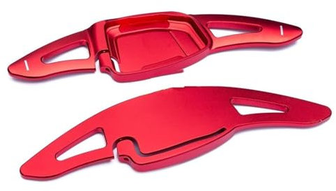 DECI 2 Stücke Lenkrad Schaltwippen für Audi RS4 RS5 RS6 RS3 2020 2021 2022 2023,Schaltwippen Verlängerung Lenkradschaltung Paddle