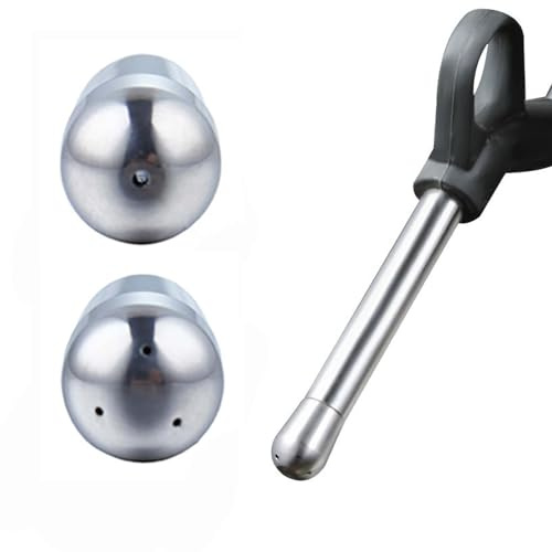 HMHAMA 1 & 3-Loch-Kaffeemaschine, Dampfdüsenspitze für Delonghi 9 Serie Espressomaschine, 304 Edelstahl, Zauberstabspitze, Milchschaumauslauf Dampf