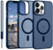 YUANDMI für iPhone 11 Pro Max Hülle kompatibel mit MagSafe, Handyhülle für iPhone 11 Pro Max Case Magnetisch Leicht Dünn Matte Touch, Anti-Gelb rutschfest Kratzfest Schutz Stoßfest Hülle Dunkel Blau