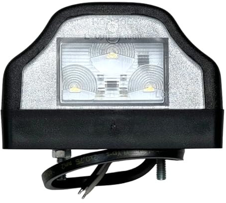 MelTruck® LED Kennzeichenbeleuchtung E9 flaches Kabel für PKW LKW Anhänger Traktor Bus