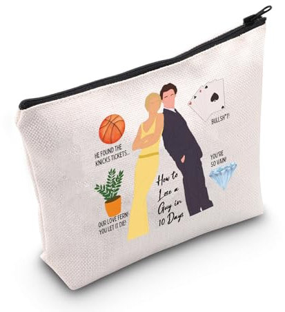 MEIKIUP Make-up-Tasche mit Reißverschluss Lose a Guy, Filmliebhaber, mit Reißverschluss, Abspanntasche, 现代