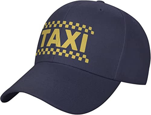 NLWQEKV Taxi Driver Cab Baseball Cap Herren Damen – Klassische Papa-Mütze, verstellbar, einfarbig