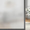 Samheito Window Film Privacy 30 × 200 cm Frosted Privacy Film For Glass Windows Static Cling No Glue Privacy Film Decorative opaque window film Self Adhesive Anti UV for Office Bathroom Home