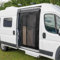GXQFF Moustiquaire Magnétique pour Porte Coulissante de Van – Protection Anti-Insectes Durable pour Caravane et Véhicules Utilitaires, Fermeture Aimantée-Noir
