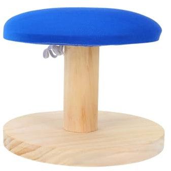 XANHOY Taburete redondo de madera maciza para planchar, tabla de mesa pequeña para el hogar, ropa, collares, hombros, gadget