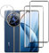 QZJinch 2+2 Piezas,Protector Pantalla para Realme 12 Pro/Realme12 Pro Plus,Ultra Transparente,3D Cobertura Completa,Antiarañazos, Antihuellas,Sin Burbujas, Dureza 9H
