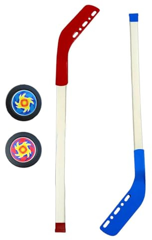 Veeteah Ice Hockey Stick Set - Kids Street Hockey Stick and Ball Set,Indoor & Outdoor Street Hockey Set, Ideal Hockey for Children Lawn Games