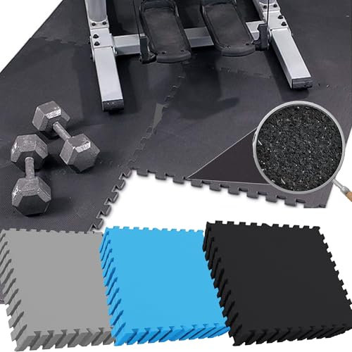 Tappeto per esercizi puzzle extra spesso 2.5cm piastrelle ad incastro pavimenti protettivi l'allenamento attrezzature palestra Set 6pcs 60x60cm tatami profesional gimnasia artes marciales