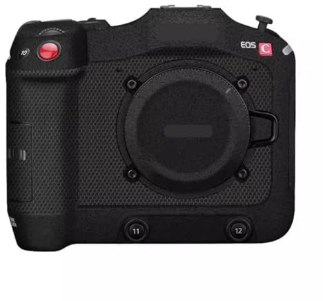 C 70 Anti-Kratz-Kamera-Skin für Canon EOS C70 Vinyl Wrap Cartoon Film Körperschutz Mantel Fotografie Zubehör Aufkleber (Frosted Black)