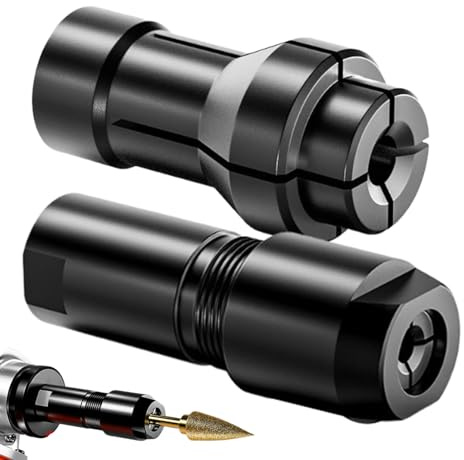 Yaztauho Winkelschleifer Adapter | 2 Teile Gewinde Adapterset - 6mm 3mm Zubehör Für Kantenbearbeitung Metallbearbeitung Präzisionsarbeiten Rohr Schweißarbeiten