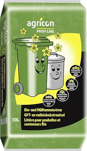 Agricon Biotonnen und Mülltonnenstreu mit Citronelladuft 10 L MÃƒ¼lltonnenstreu
