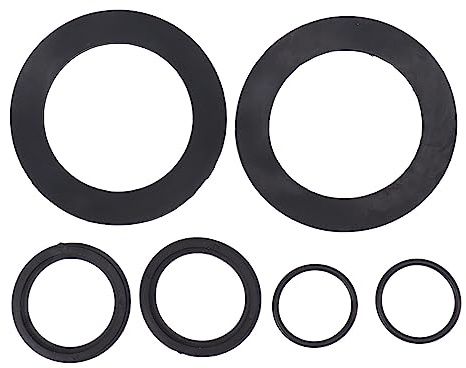 ZIXINNKC 6 pièces 25076RP Kit de rondelle et d'anneau de Remplacement de rondelle en Caoutchouc pour vannes à Piston de Piscine 10745 10262 10255