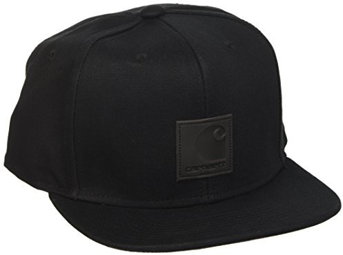 Carhartt Herren Logo Cap (6 Minimum) Baskenmütze, Schwarz (Black 89.00), Einheitsgröße