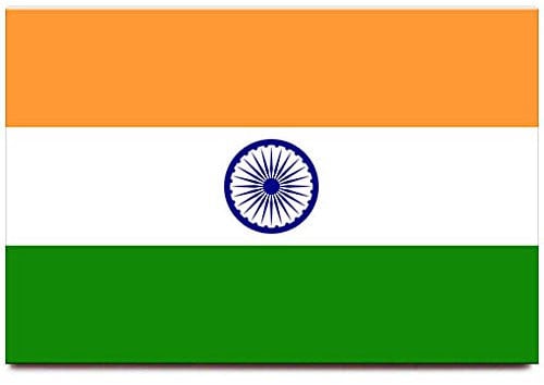 India flag fridge magnet Delhi Agra travel souvenir