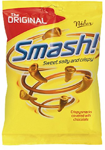 Nidar Smash Original - Norwegische Milchschokolade Snack 100g