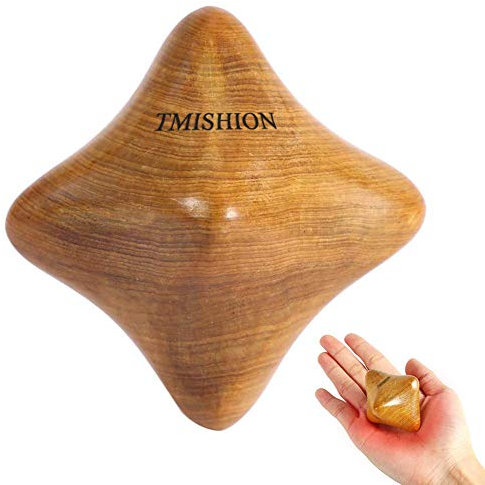 Massagegeräte aus natürlichem Holz, für traditionelle thailändische Massage, aus vietnamesischem Holz, für Körperreflexzonenmassage mit Duft, Thai-Massage-Roller, Therapieroller, 5 Stück