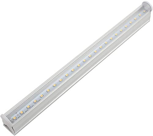 Vetrineinrete® Sottopensile led smd trasparente plafoniera neon tubo 30 50 60 90 120 cm luce naturale 4000k reglette per soffitto mensole ripiani (30 cm 6 watt) D66