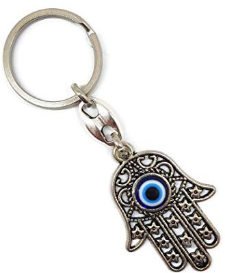 MYSTIC JEWELS By Dalia- Schlüsselanhänger türkisches Auge der Fatima Hamsa Glücksbringer Good Luck