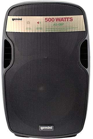 _gemini_ AS 08P - diffusore attivo a 2 vie 8 con 500 watt di picco per feste e karaoke