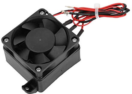 Ventilateur de chauffage d'élément, mini réchauffeur de thermistance PTC d'isolation à température constante chauffée à l'air avec ventilateur pour radiateurs, climatiseurs, automobiles(24V 350W)