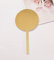 12PCS Round Gold Mirror Blank Acrylic Cake Toppers, Personalised Cake Topper, DIY Cake Topper, Cake Topper Blanks for Wedding, Birthday Festival Party Cake Decorations (Gold Mirror)