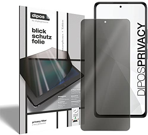 dipos I Protección de la Vista Compatible con Xiaomi Redmi Note 10S Protector de Pantalla Privacy