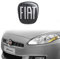 Fiat 14187B 3D Aufkleber Logo Bravo, Vorne, Schwarz, 75 x 69 mm