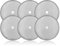 6 Pack Stainless Steel Reusable Mesh Filters - 4 Inch / 1000ml / 34oz for Cafetiere - 12 OZ/ 350 ml