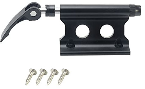 CXOYLL Bike Block Fork Mount w/Quick-Release Lever, Aluminum Alloy Bicycle Front Fork Fixed Clip Luggage Rack for Truck Bed/Trailer/Van, Vertical or Horizontal Mounted (Black)