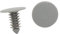 A ABSOPRO Adorno Clips 8mm Parachoques Delantero Puerta Remaches Sujetador Gris (Juego de 100)