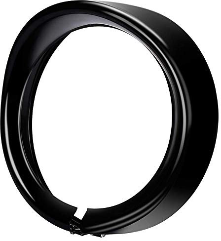 Scheinwerfer Zier Ring 7 Schwarzer Visier Motorrad Zier Ring für Softail Street Glide Road Glide