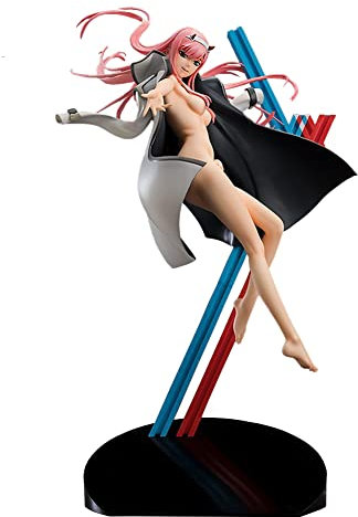 Jilijia Anime Darling In The Franxxx Actionfigur 02 PVC 34 cm Zero Two Model Statue Spielzeug Desktop Dekorationen Sammlerstück Geschenke