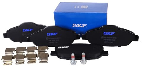 SKF Scheibenbremse Bremsbelag mit Zubehör VKBP 80038-4er Set - Position Vorderachse Höhe 77 mm Länge 170 mm Breite 81 mm Dicke 17,6 mm - OE Qualität