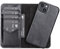 Solo Pelle Lederhülle kompatibel für iPhone 15 in 6.1 Zoll abnehmbare Hülle (2in1) inkl. Kartenfächer für das original Apple iPhone 15 (Vollleder Schwarz)