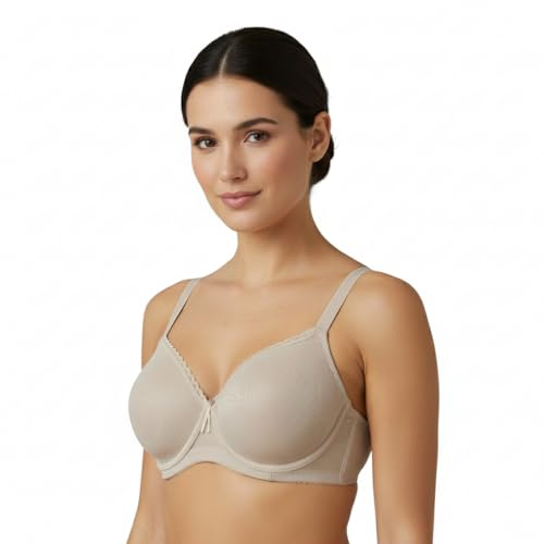 Selene, Body Donna Contenitivo, con Ferretto e Coppe Modellanti, Parte Bassa Senza Cuciture, Collezione Violeta