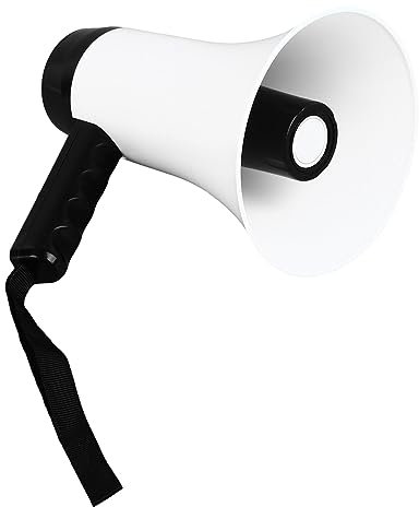 ciciglow Tragbares Hand-Megaphon, Lautes, Wiederaufladbares Megaphon mit und Übertragung für den Stall