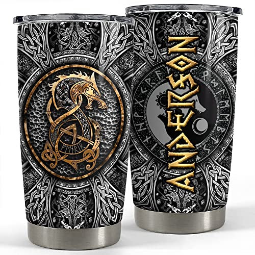 Vaso Termico 590ml Taza Termica De Viaje Isotérmica Termo Café Para Colegas Amigo Mamá Vaso Vikingo Dragón Personalizado