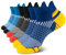 Niofind Socken Herren 47-50,Sneaker Socken Herren Sportsocken Atmungsaktive Gepolsterte Baumwolle Anti-Blasen Laufsocken für Sport Wandern Workout Fitness Gehen Radfahren Multipack 6 Paar