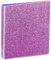 NatureTouch Ringbuch mit 3 Ringen, Glitzer, 2,5 cm (10,5 x 11,5 Zoll), für 21,6 x 27,9 cm, Briefgröße, 300 Seiten, wasserdicht, langlebig, 1 Stück, Violett